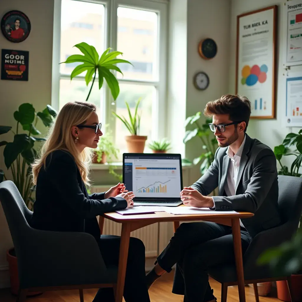 Équipe de professionnels en gestion travaillant sur des stratégies d'amélioration d'entreprise.